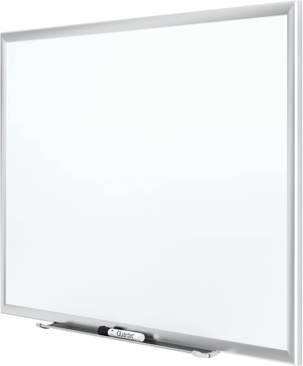 image:imageQuartet Magnetic Porcelain Whiteboard 5 x 3 White Board Premium Duramax Black Aluminum Frame 2545BSilver