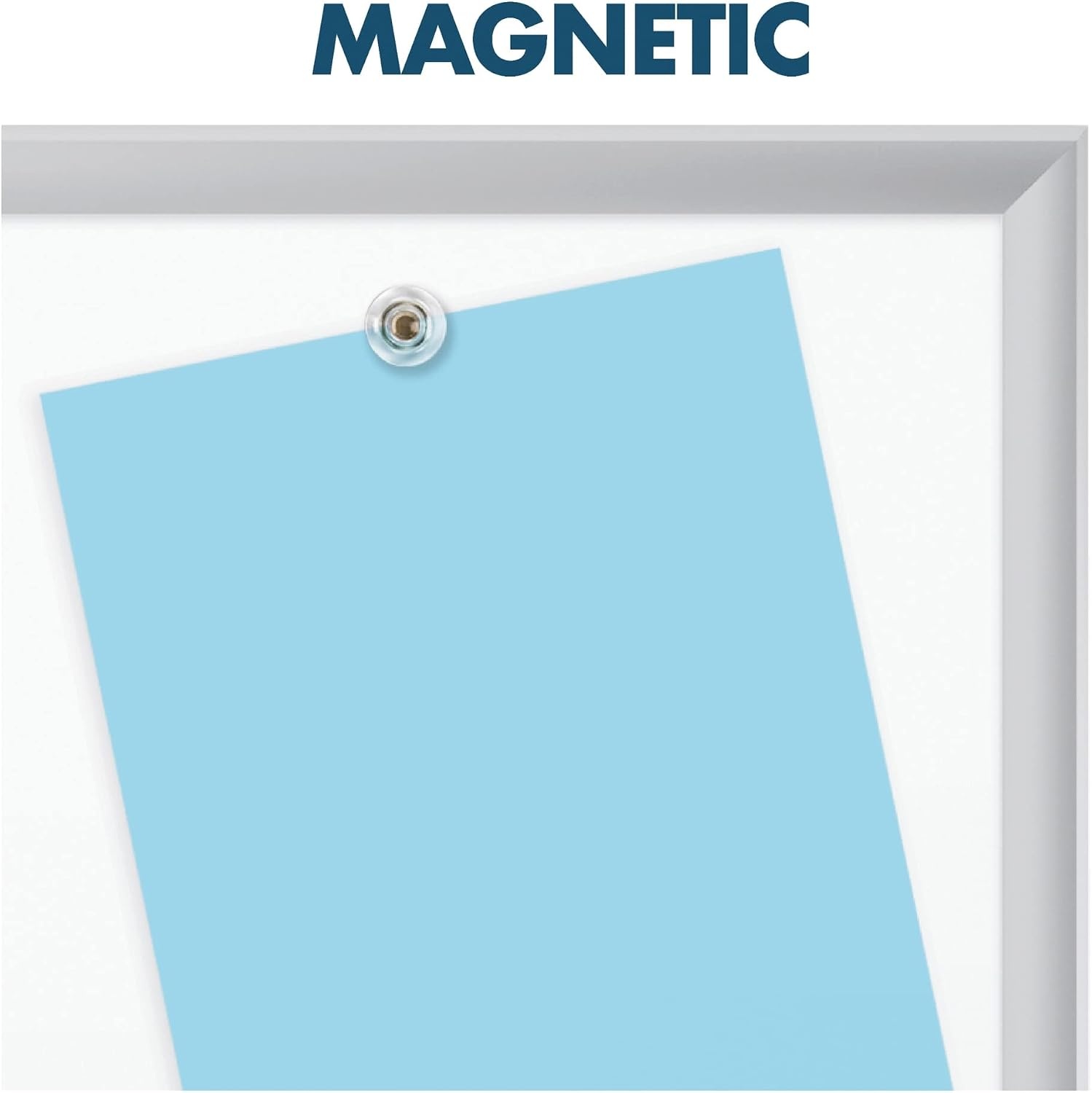 image:imageQuartet Magnetic Porcelain Whiteboard 5 x 3 White Board Premium Duramax Black Aluminum Frame 2545BSilver