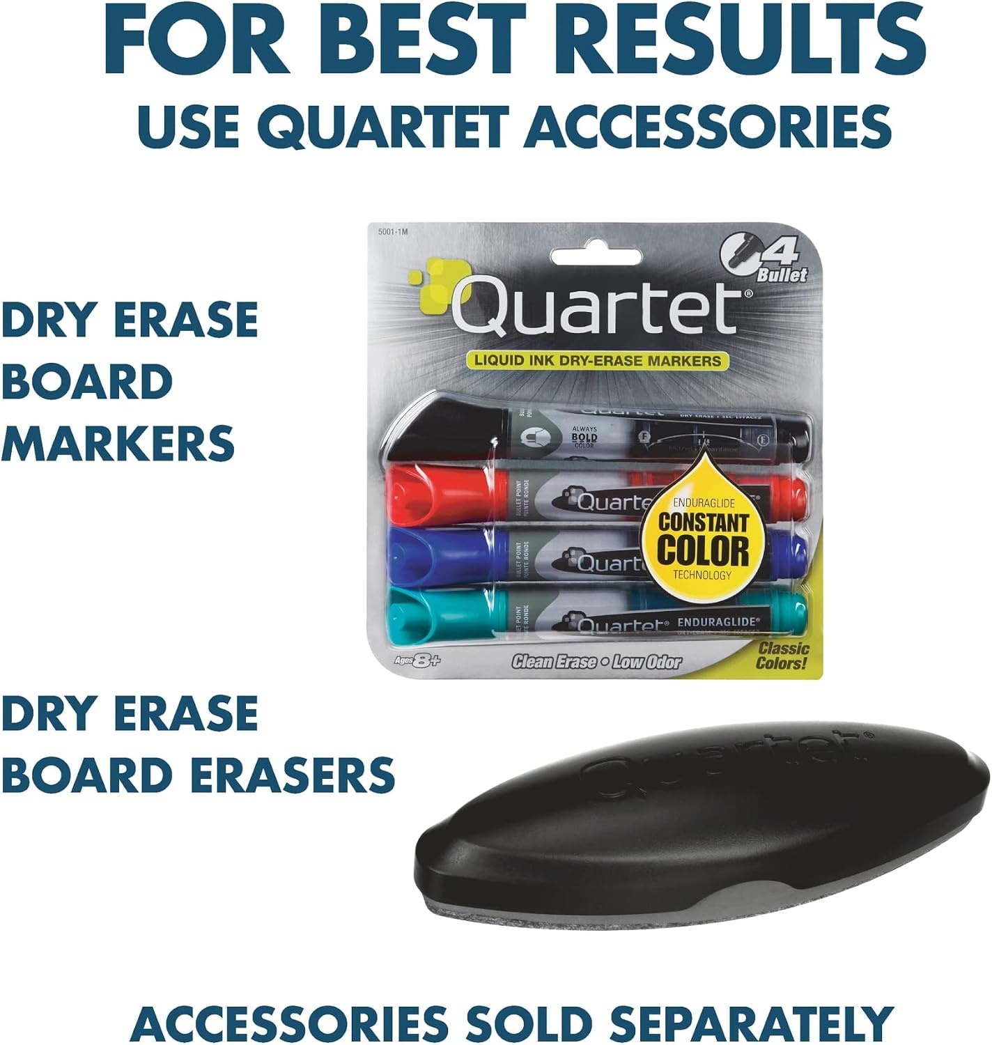 image:imageQuartet Magnetic Porcelain Whiteboard 5 x 3 White Board Premium Duramax Black Aluminum Frame 2545BSilver