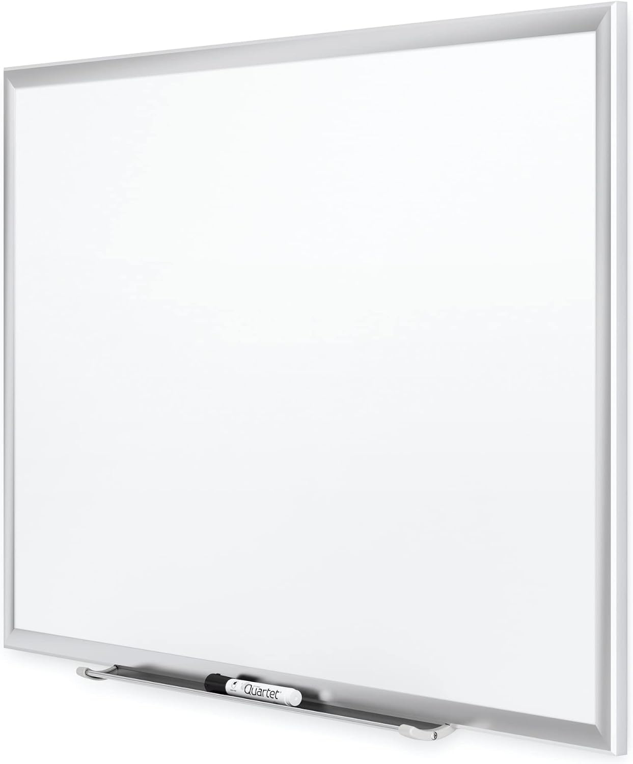 image:imageQuartet Magnetic Porcelain Whiteboard 5 x 3 White Board Premium Duramax Black Aluminum Frame 2545BSilver