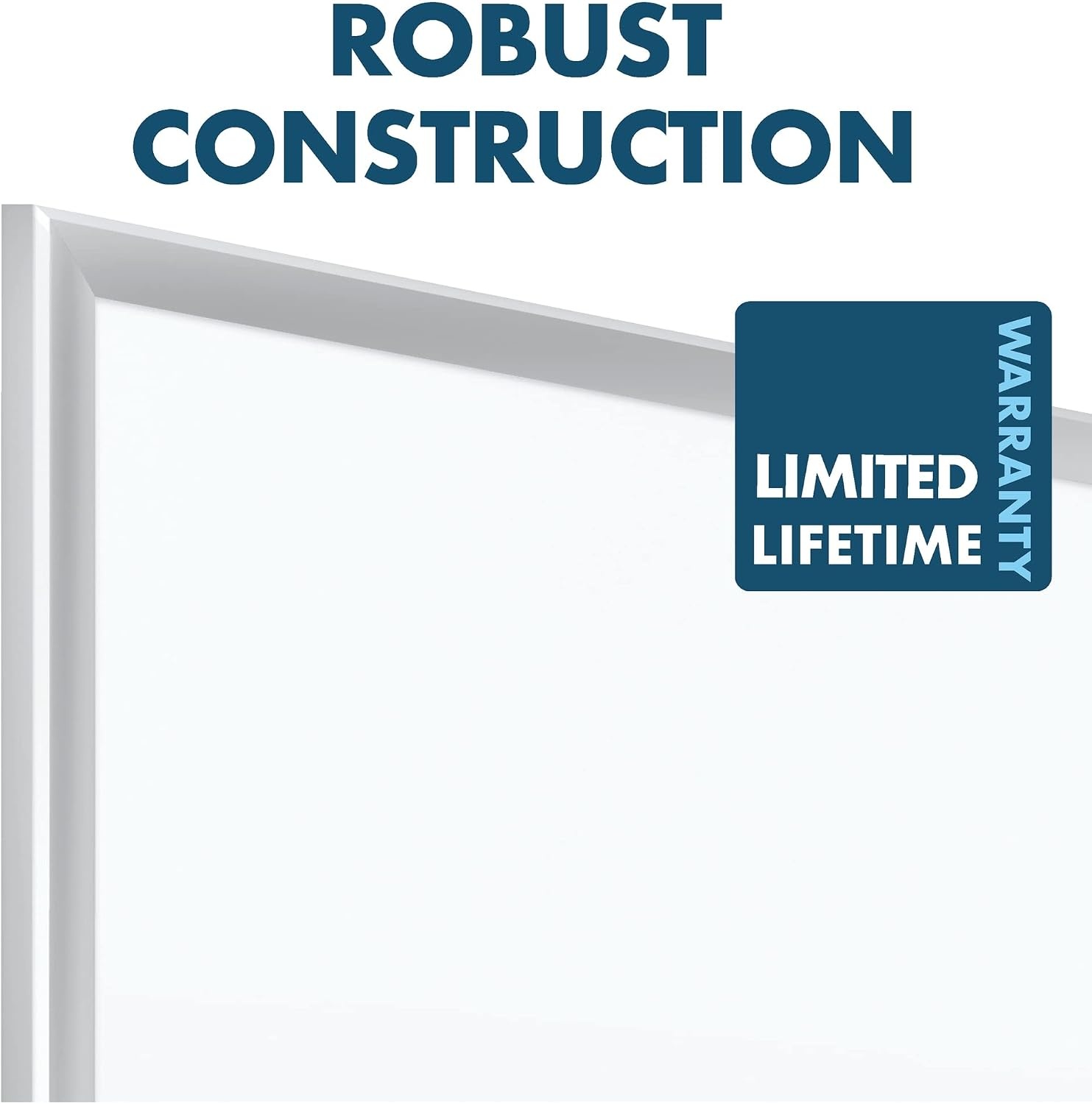 image:imageQuartet Magnetic Porcelain Whiteboard 5 x 3 White Board Premium Duramax Black Aluminum Frame 2545BSilver