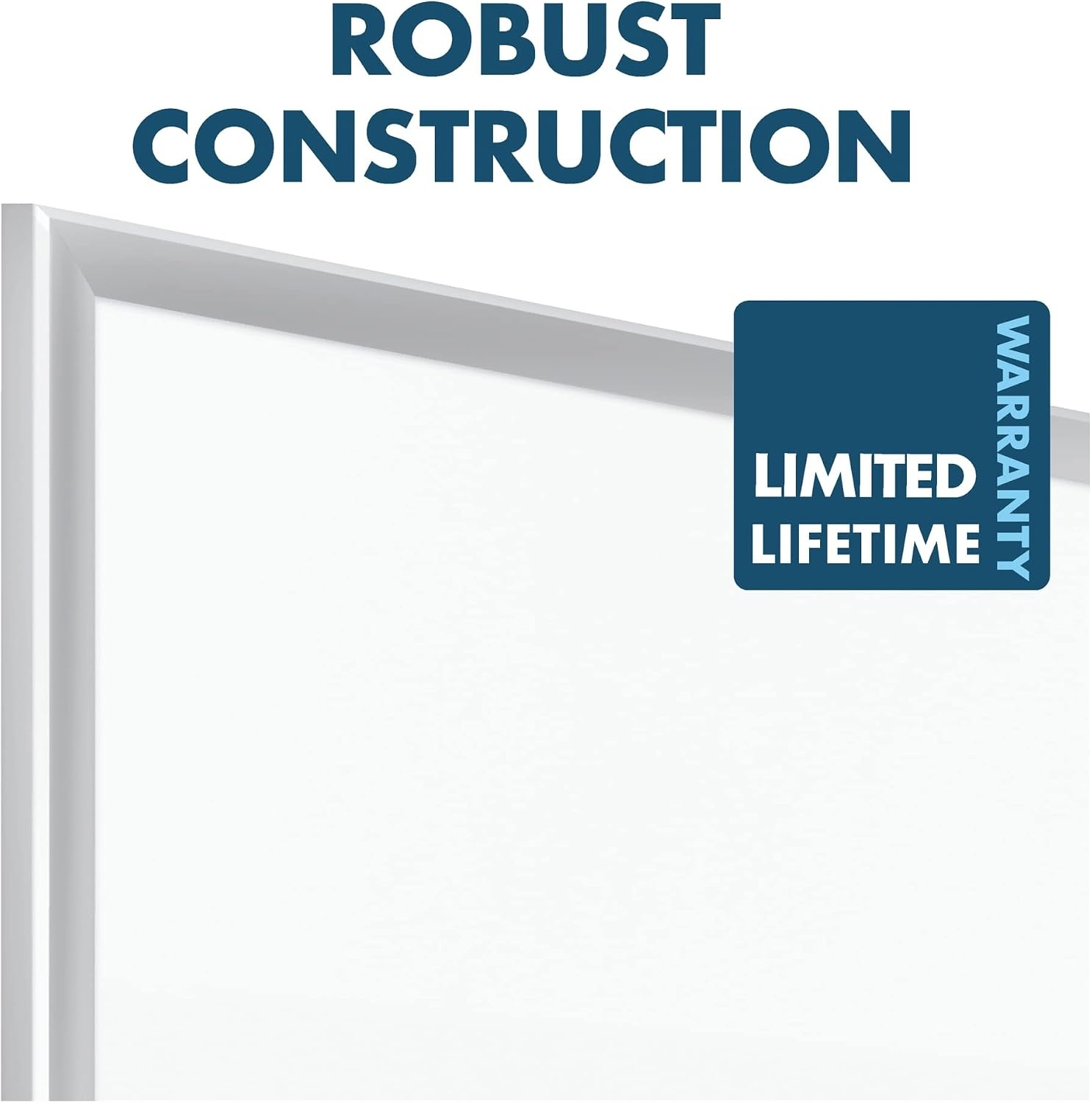 image:imageQuartet Magnetic Porcelain Whiteboard 5 x 3 White Board Premium Duramax Black Aluminum Frame 2545BSilver