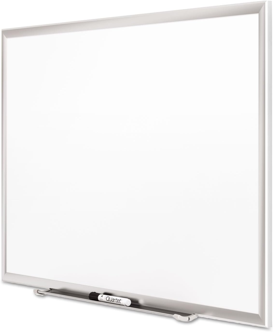 image:imageQuartet Magnetic Porcelain Whiteboard 5 x 3 White Board Premium Duramax Black Aluminum Frame 2545BSilver