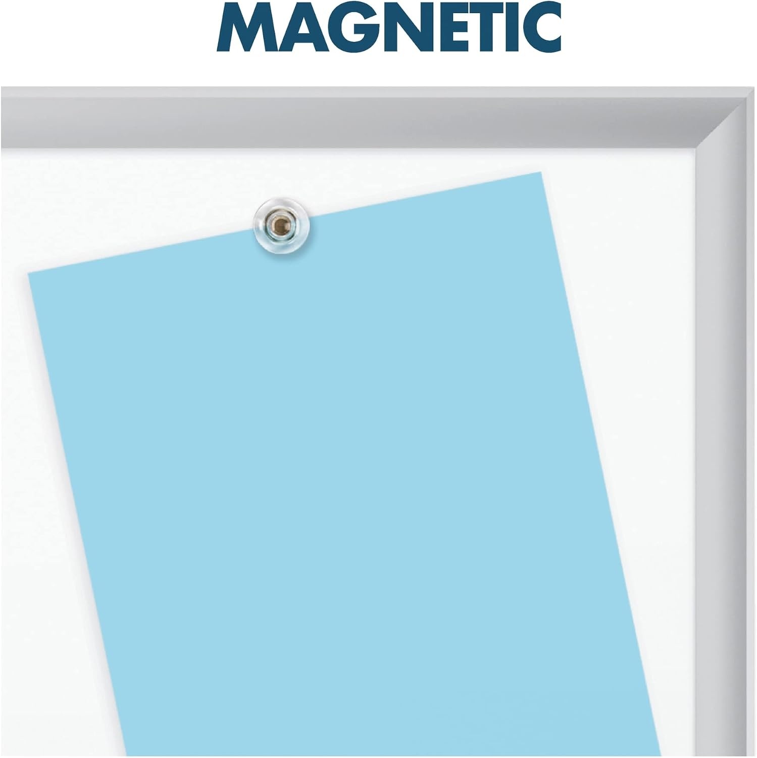 image:imageQuartet Magnetic Porcelain Whiteboard 5 x 3 White Board Premium Duramax Black Aluminum Frame 2545BSilver