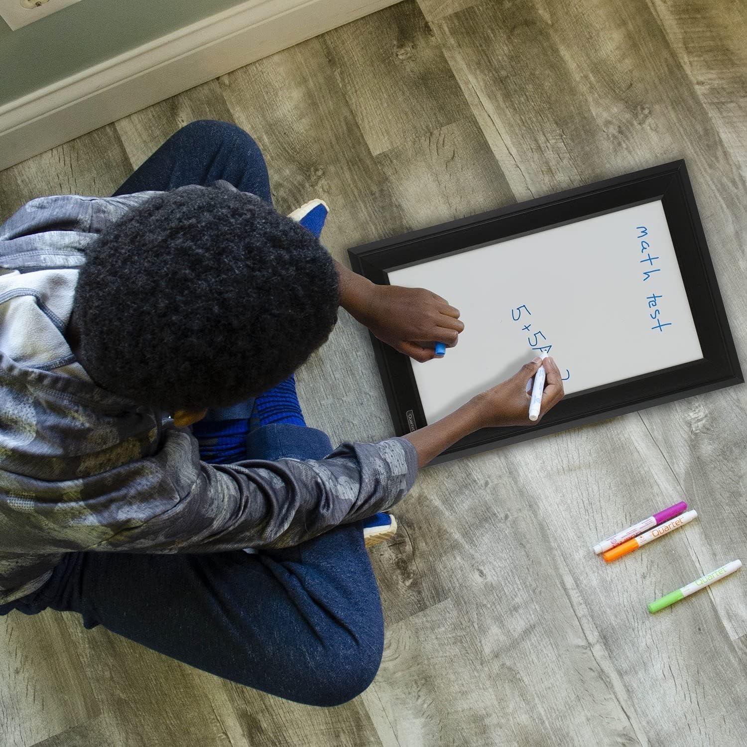image:imageQuartet Magnetic Whiteboard 11 x 17 Small White Board for Wall Dry Erase Board for Kids Perfect for Home Office amp Home School Supplies Dry Erase Marker Magnets Black Frame 7928011W x 17H