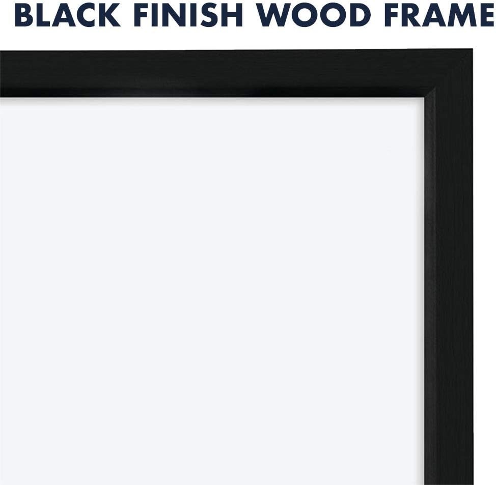 image:imageQuartet Magnetic Whiteboard 17 x 23 inches White Board Dry Erase Board Black Frame MWDW1723MBKBlack Frame