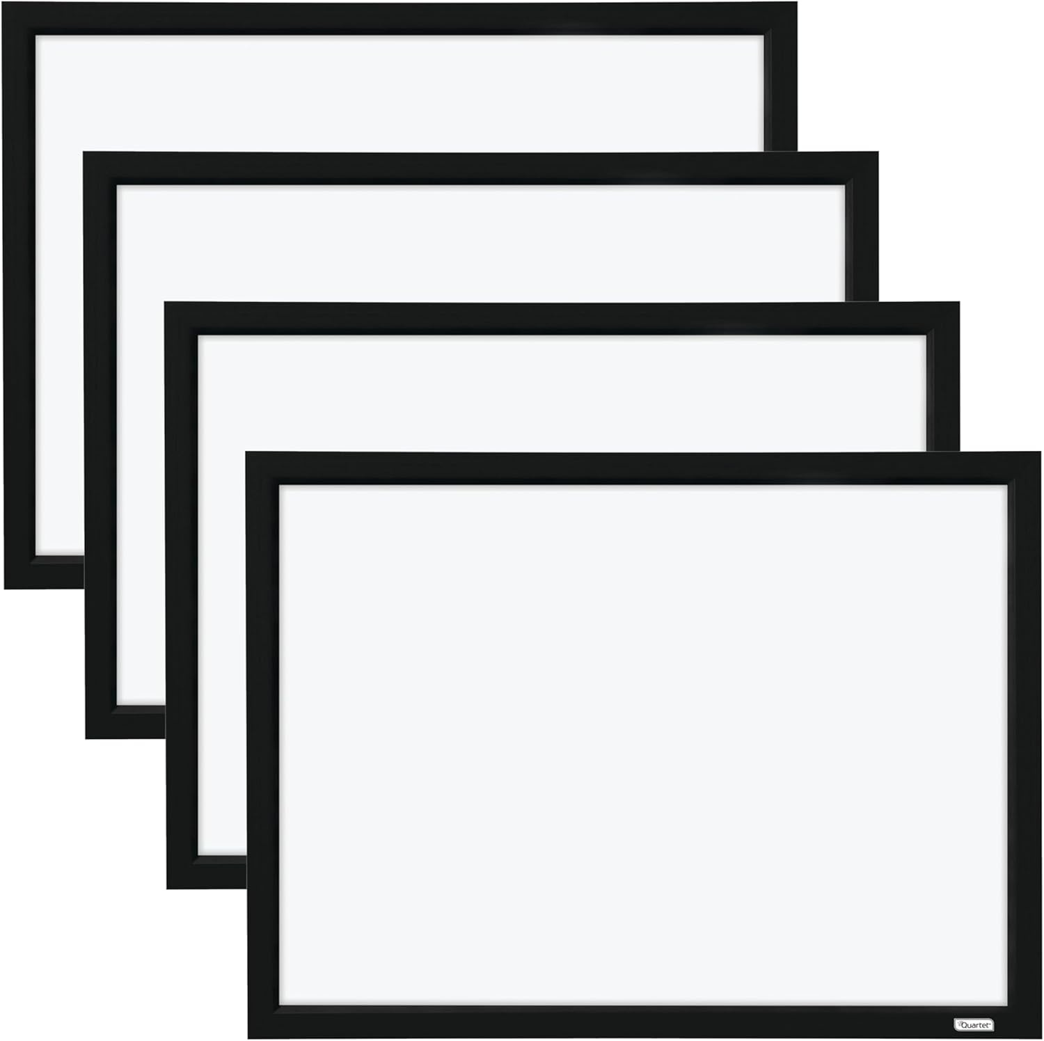 image:imageQuartet Magnetic Whiteboard 17 x 23 inches White Board Dry Erase Board Black Frame MWDW1723MBKBlack Frame