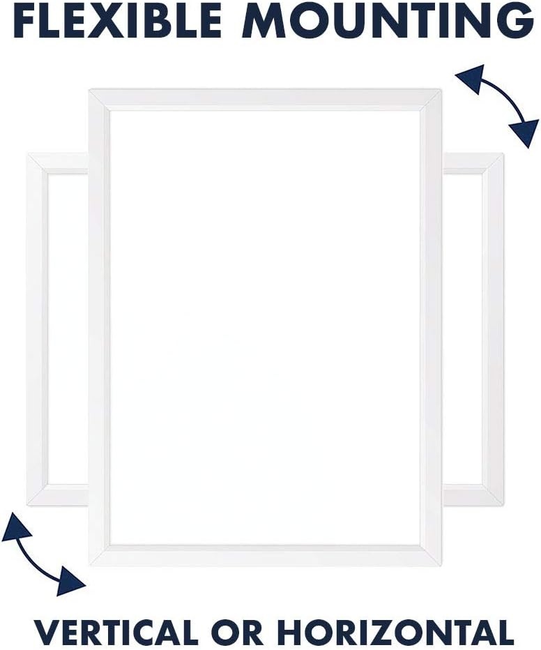 image:imageQuartet Magnetic Whiteboard 17 x 23 inches White Board Dry Erase Board Black Frame MWDW1723MBKWhite Frame