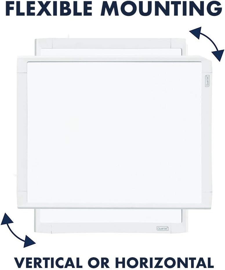 image:imageQuartet Magnetic Whiteboard 812 x 11 White Board for Wall Dry Erase Board for Kids Perfect for Home Office amp Home School Supplies 1 Dry Erase Marker 2 Magnets Black Frame MHOW8511BKWhite