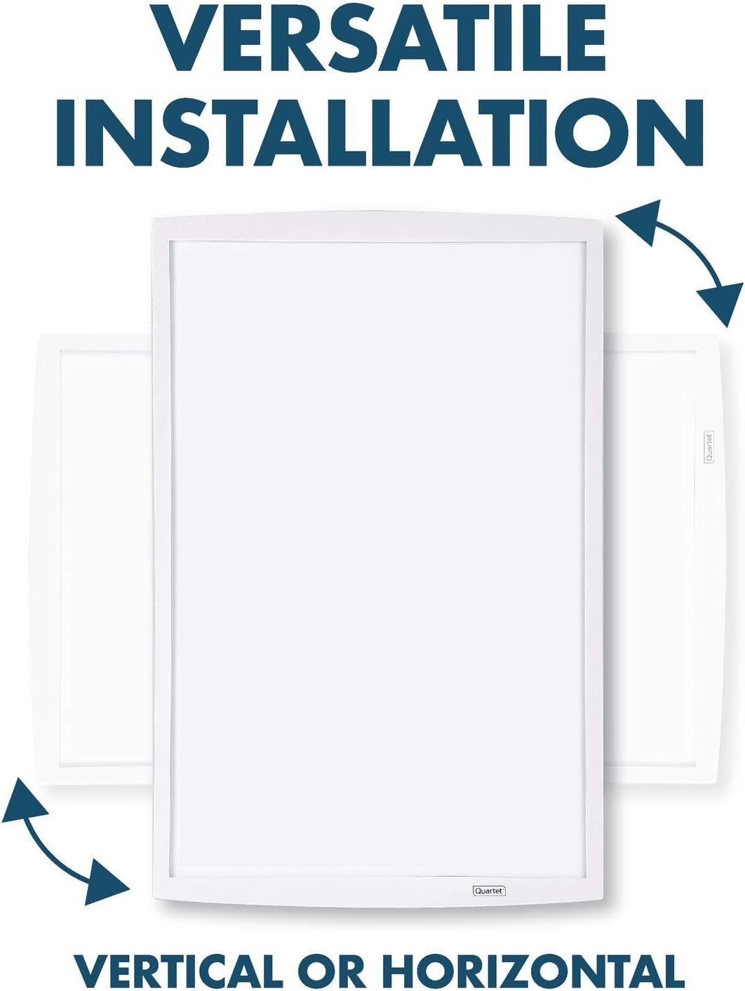 image:imageQuartet Magnetic Whiteboard 812 x 11 White Board for Wall Dry Erase Board for Kids Perfect for Home Office amp Home School Supplies 1 Dry Erase Marker 2 Magnets Black Frame MHOW8511BKWhite
