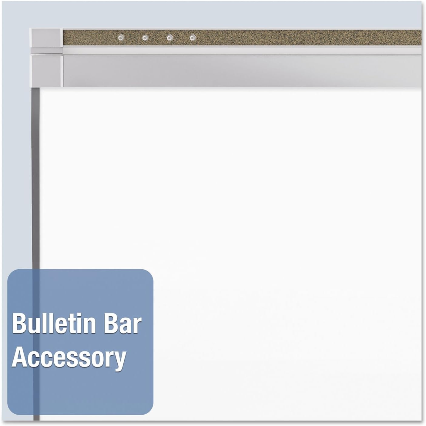 image:imageQuartet Magnetic Whiteboard Porcelain White Board Dry Erase Board 8 x 4 Aluminum Frame Prestige 2 Duramax P558AP2Aluminum