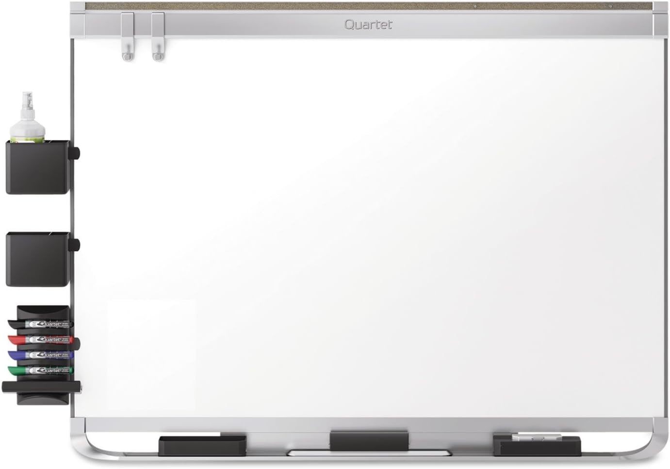 image:imageQuartet Magnetic Whiteboard Porcelain White Board Dry Erase Board 8 x 4 Aluminum Frame Prestige 2 Duramax P558AP2Aluminum