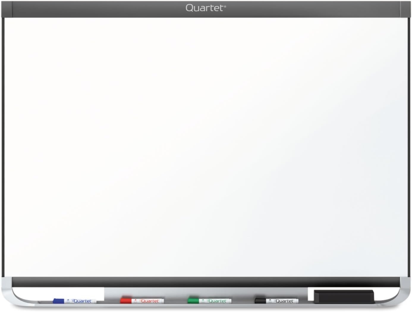 image:imageQuartet Magnetic Whiteboard Porcelain White Board Dry Erase Board 8 x 4 Aluminum Frame Prestige 2 Duramax P558AP2Graphite