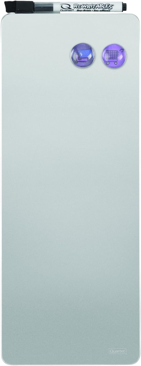image:imageQuartet Magnetic Whiteboard Tile 14 x 14 Dry Erase Board White Board Frameless White Surface 85402WT6W x 14H