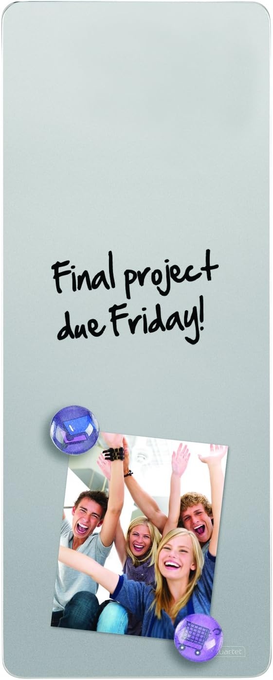 image:imageQuartet Magnetic Whiteboard Tile 14 x 14 Dry Erase Board White Board Frameless White Surface 85402WT6W x 14H