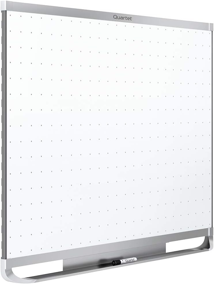 image:imageQuartet Magnetic Whiteboard White Board Dry Erase Board 6 x 4 Silver Aluminum Frame Prestige 2 Total Erase TEM547A