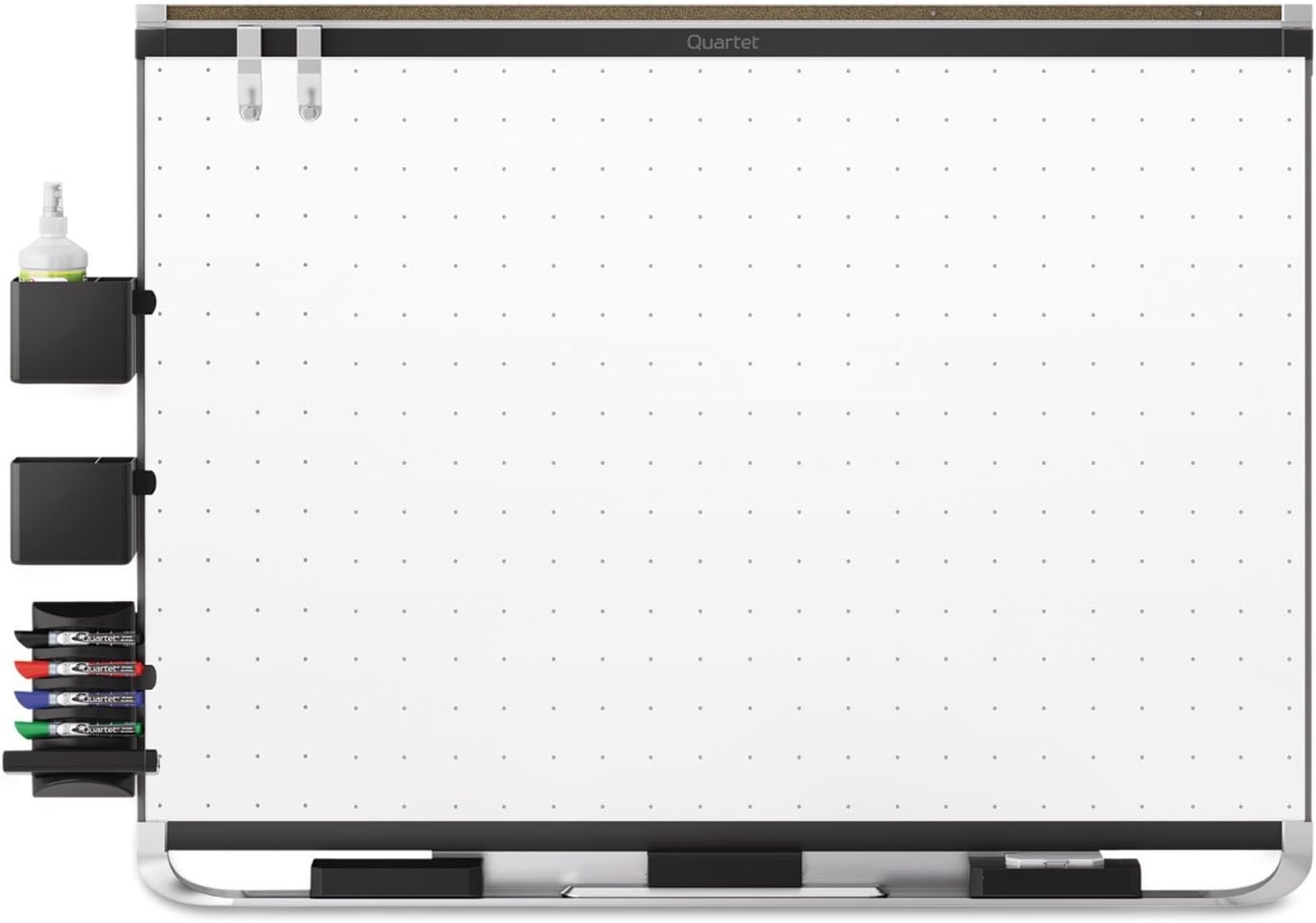 image:imageQuartet Magnetic Whiteboard White Board Dry Erase Board 8 x 4 Graphite Finish Frame Prestige 2 Total Erase TEM548GBlack
