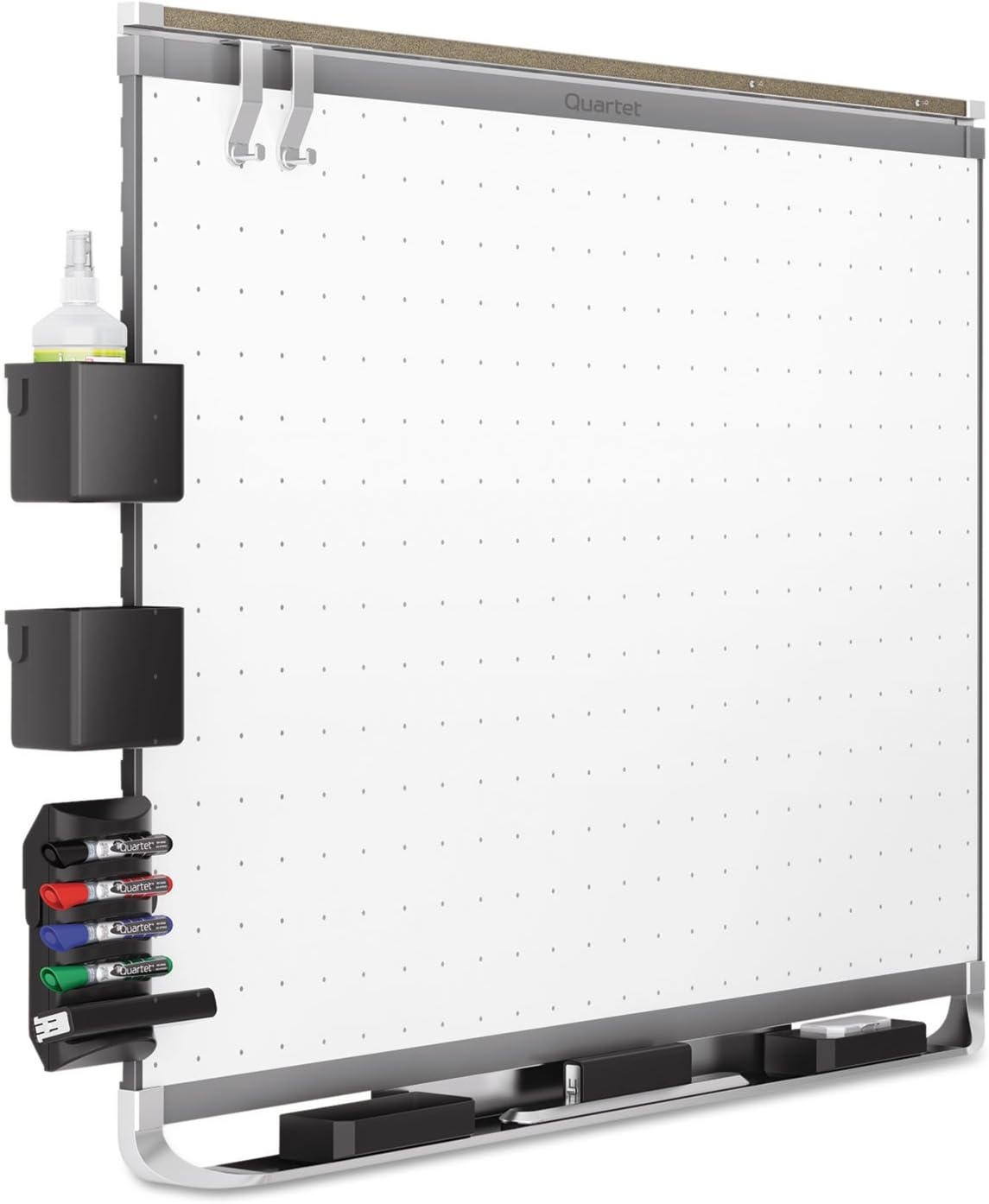 image:imageQuartet Magnetic Whiteboard White Board Dry Erase Board 8 x 4 Graphite Finish Frame Prestige 2 Total Erase TEM548GBlack