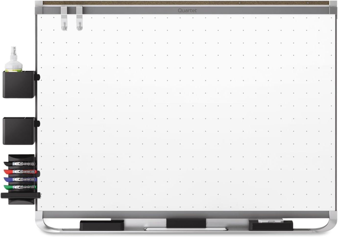image:imageQuartet Magnetic Whiteboard White Board Dry Erase Board 8 x 4 Graphite Finish Frame Prestige 2 Total Erase TEM548GBlack