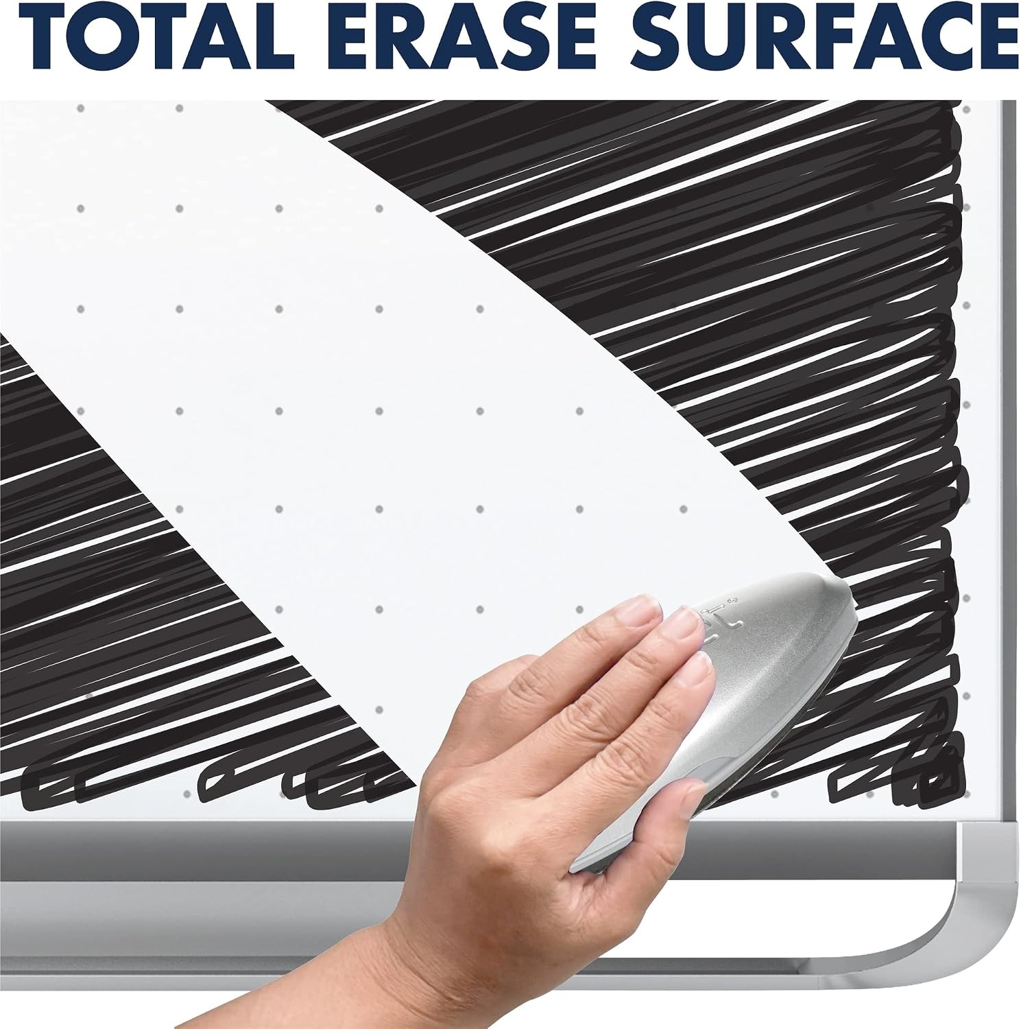 image:imageQuartet Magnetic Whiteboard White Board Dry Erase Board 8 x 4 Graphite Finish Frame Prestige 2 Total Erase TEM548GGraphite