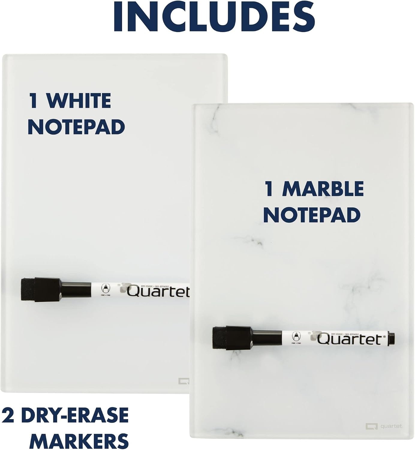image:imageQuartet Portable Glass DryErase Pad 5 x 8 Closeable Cover Kickstand Desktop White Board Notepad Travel Blue Q090GDPN03Dot