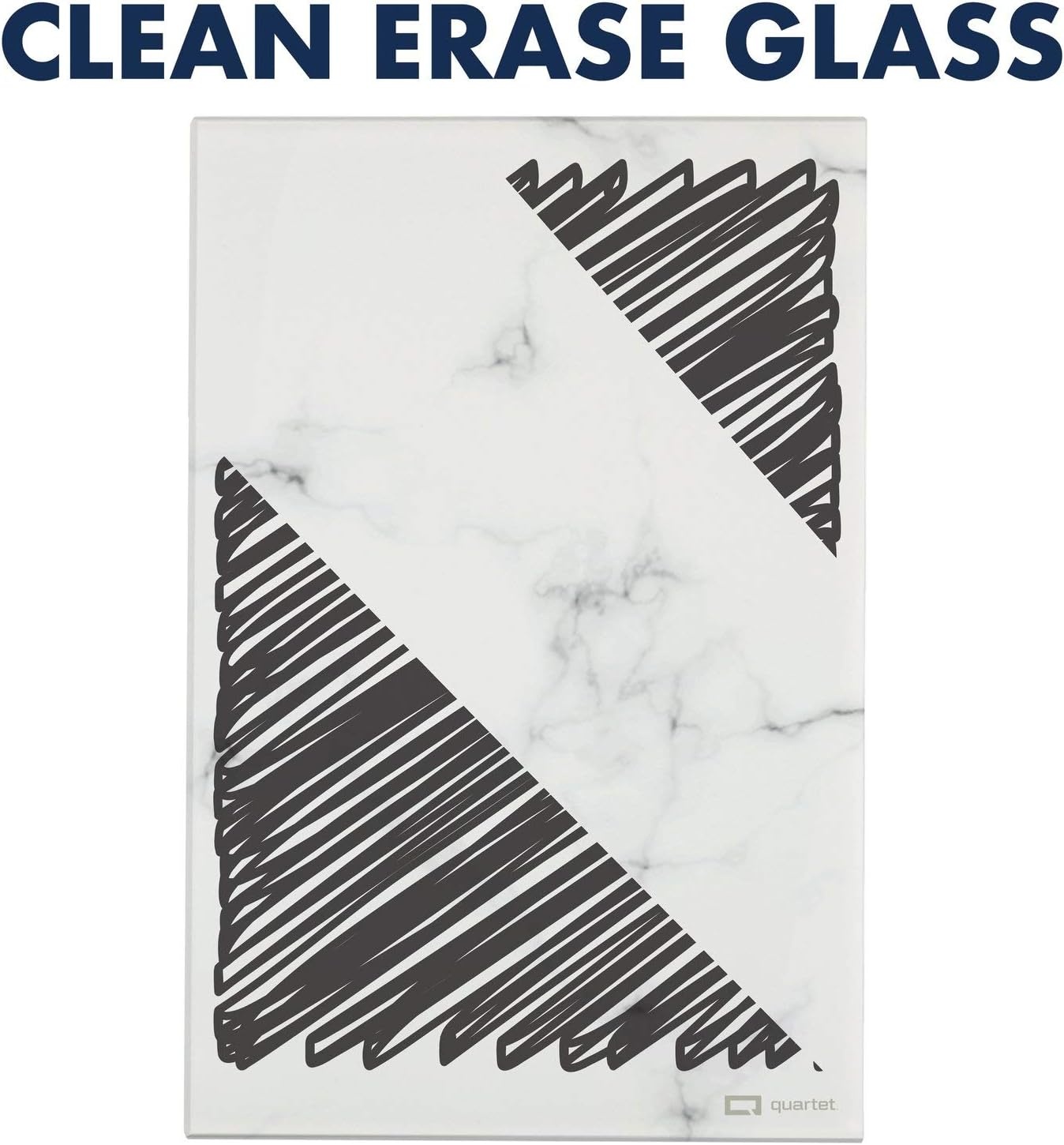 image:imageQuartet Portable Glass DryErase Pad 5 x 8 Closeable Cover Kickstand Desktop White Board Notepad Travel Blue Q090GDPN03White