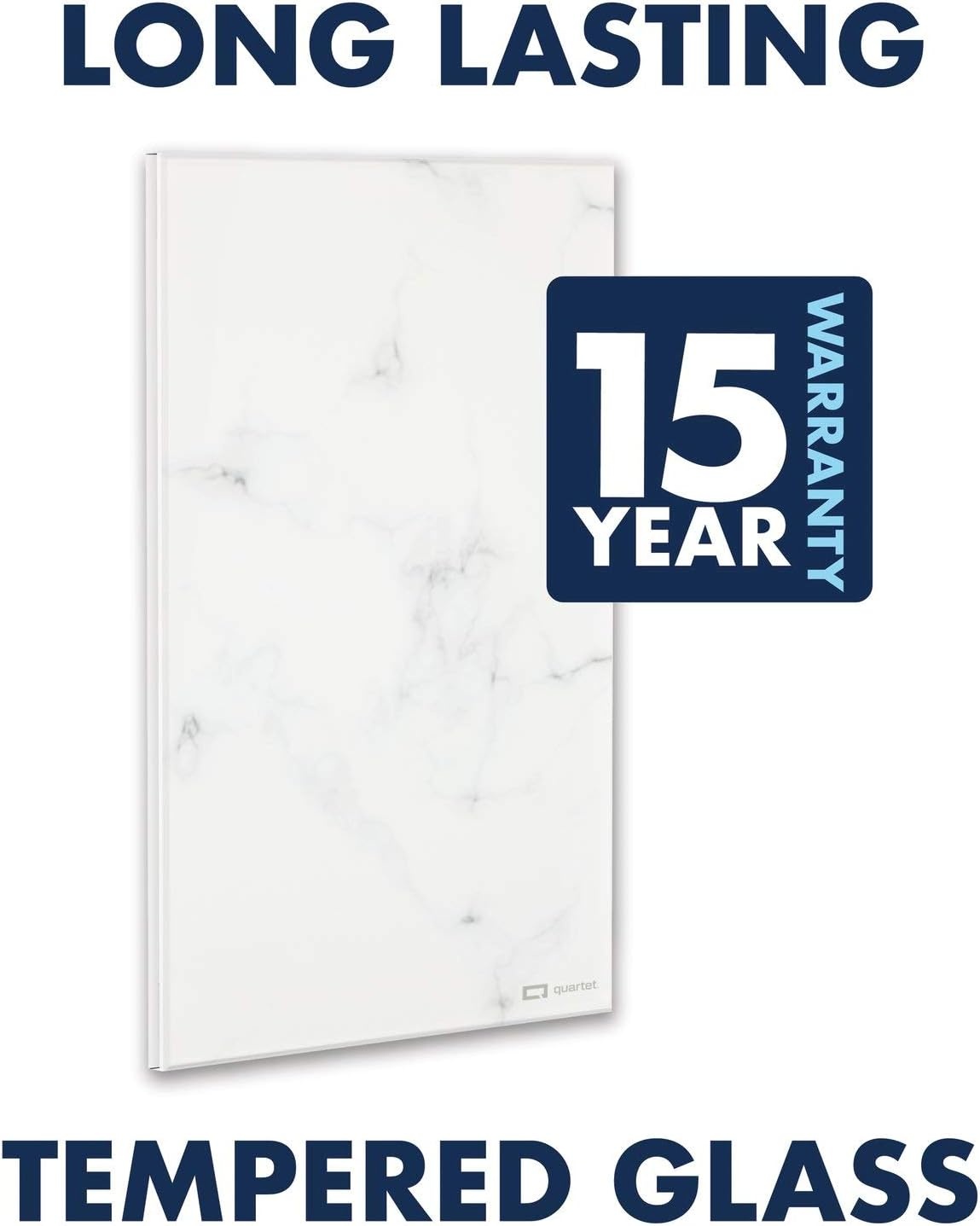 image:imageQuartet Portable Glass DryErase Pad 5 x 8 Closeable Cover Kickstand Desktop White Board Notepad Travel Blue Q090GDPN03White