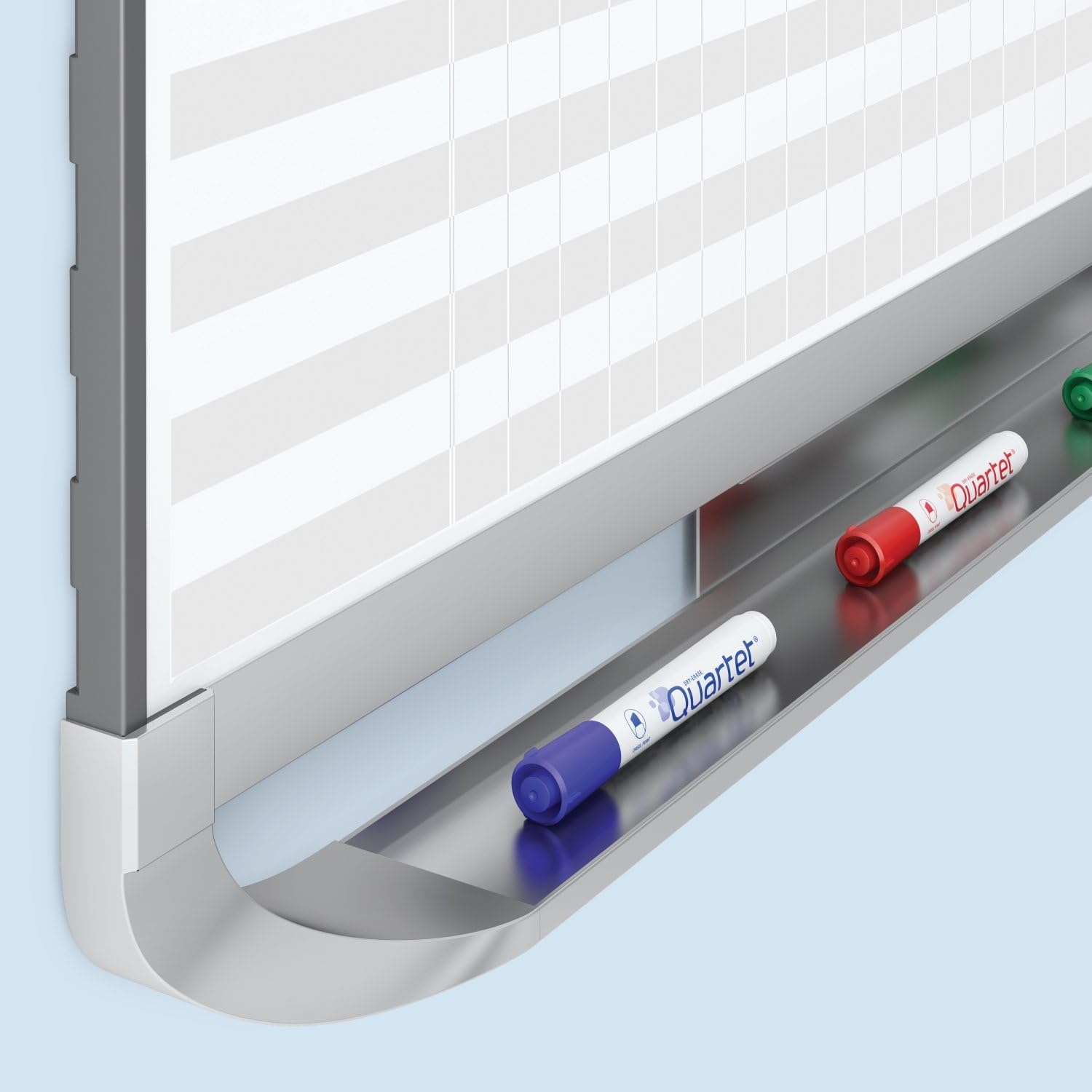 image:imageQuartet Prestige 2 Magnetic Total Erase Project Planner 3 x 2 Feet Board with 16 Row29 Column Chart PP32P248W x 36H