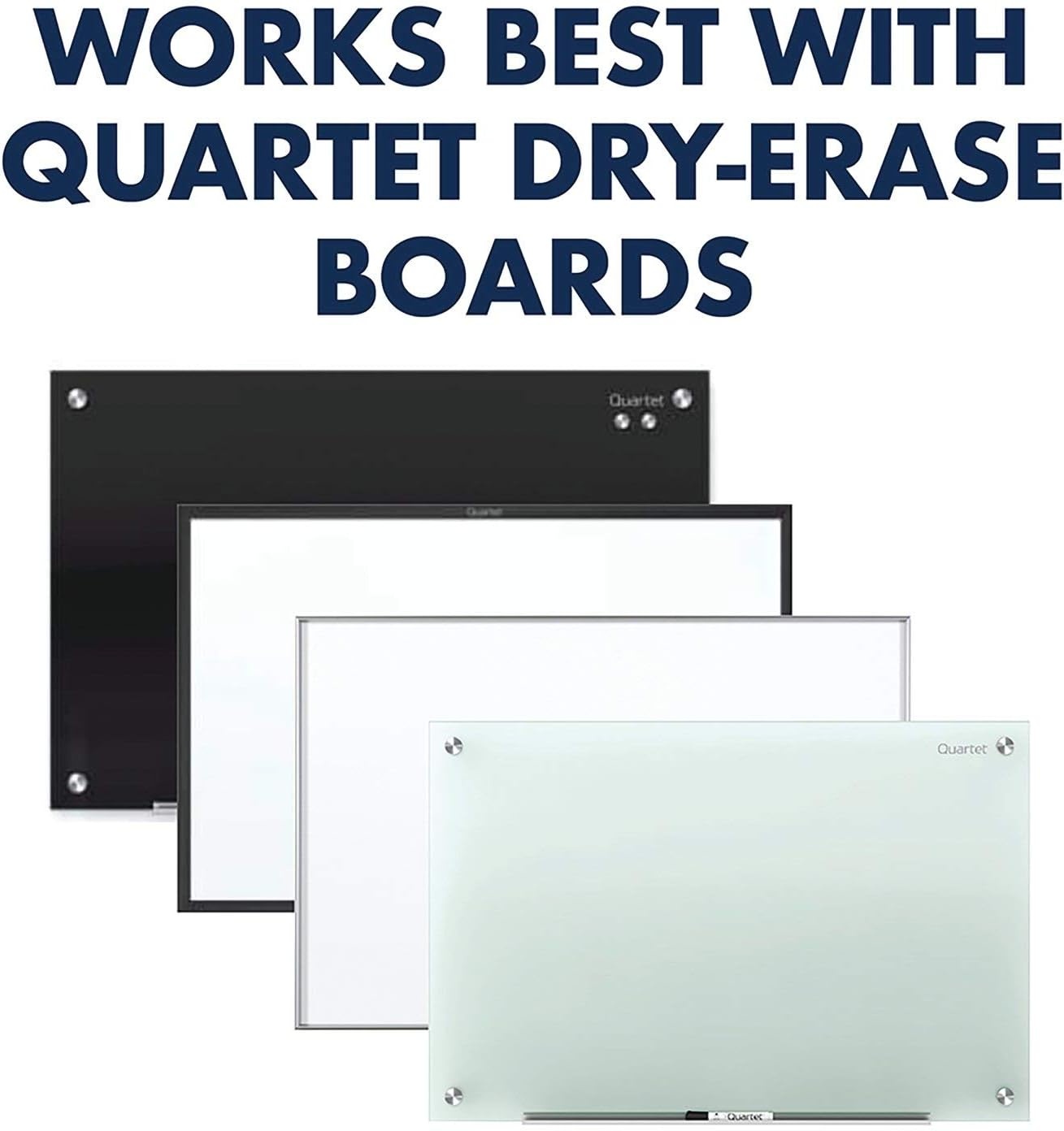 image:imageQuartet White Board Dry Erase Board Eraser 5 x 2 Max Clean for Dry Erase Markers Includes Magnetic Caddy Holder Home School Supplies amp Home Office Accessories WhiteGray DFEB46 x 238 Pack of 1