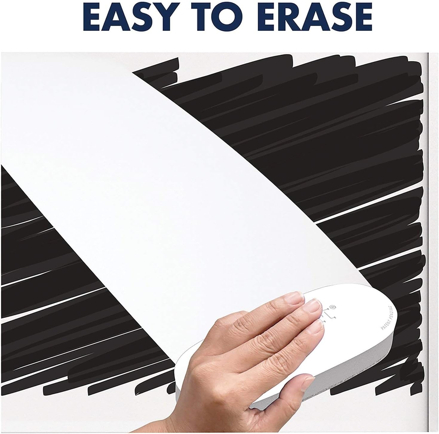 image:imageQuartet White Board Dry Erase Board Eraser 5 x 2 Max Clean for Dry Erase Markers Includes Magnetic Caddy Holder Home School Supplies amp Home Office Accessories WhiteGray DFEB45 x 2 Pack of 1