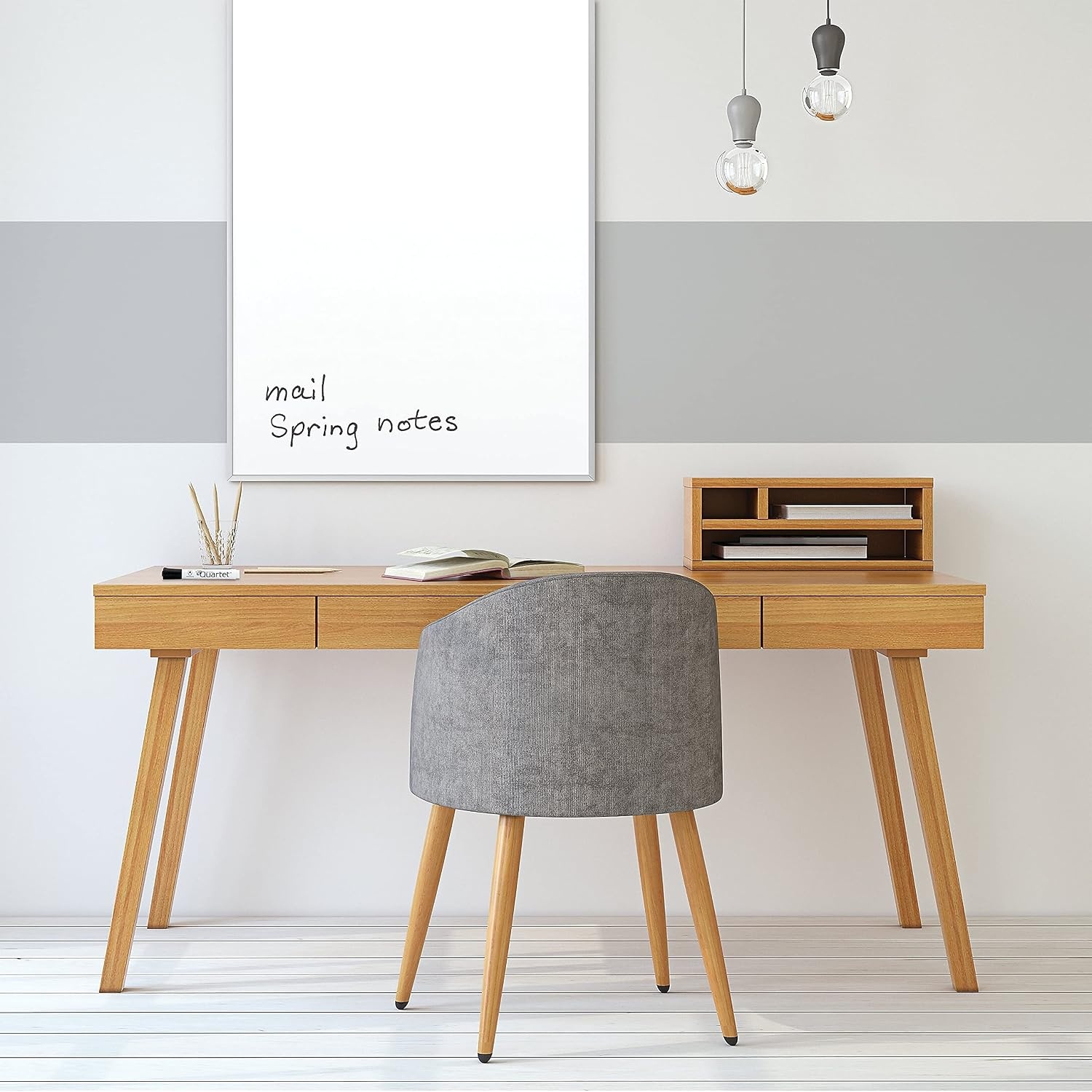 image:imageQuartet Whiteboard NonMagnetic Dry Erase White Board 2 x 3 Aluminum Frame EMA20335W x 23H