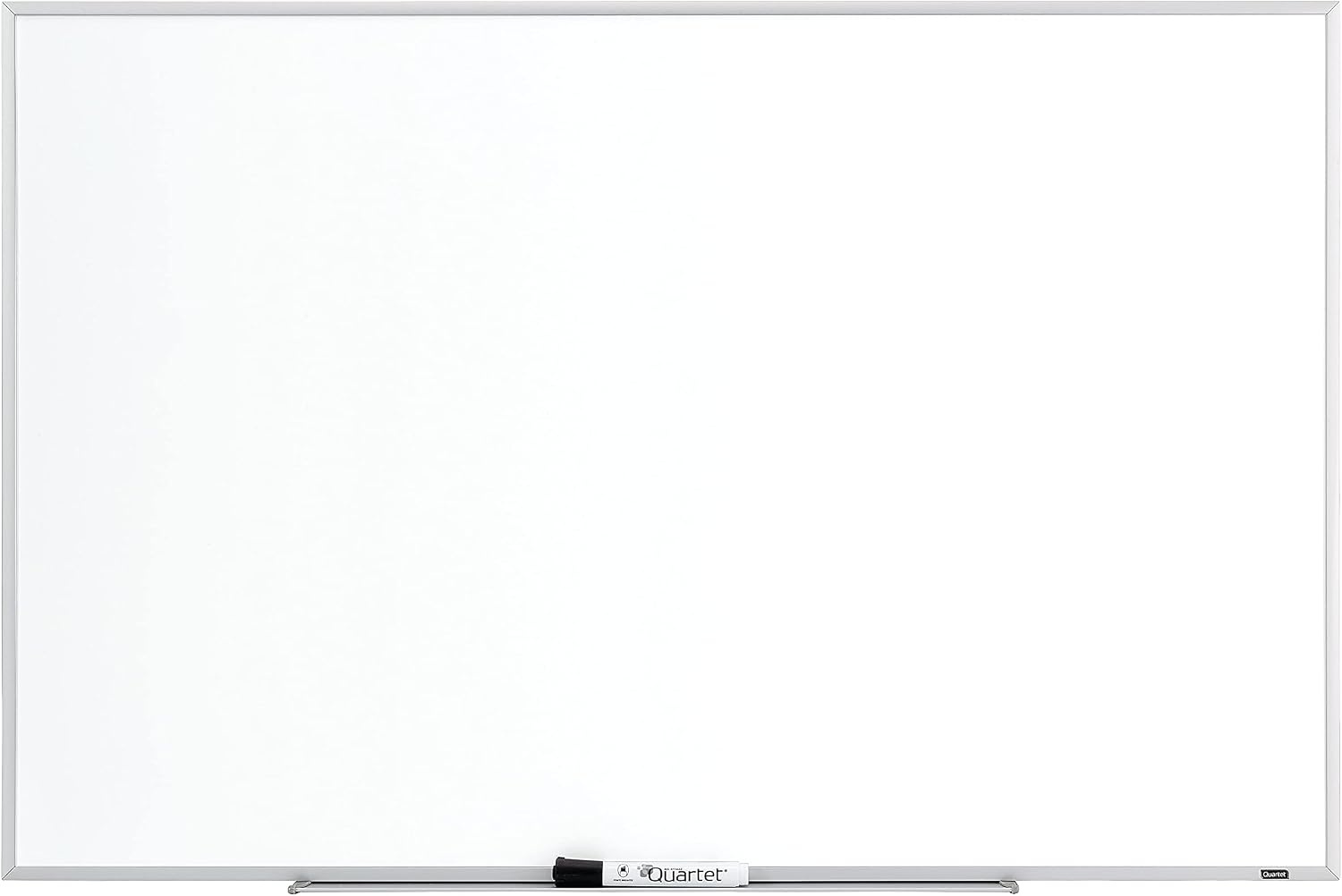 image:imageQuartet Whiteboard NonMagnetic Dry Erase White Board 2 x 3 Aluminum Frame EMA20335W x 23H