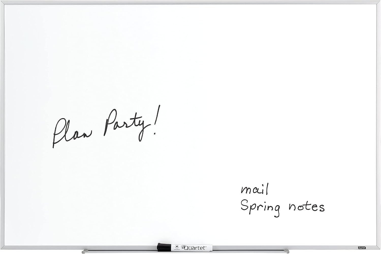 image:imageQuartet Whiteboard NonMagnetic Dry Erase White Board 2 x 3 Aluminum Frame EMA20335W x 23H