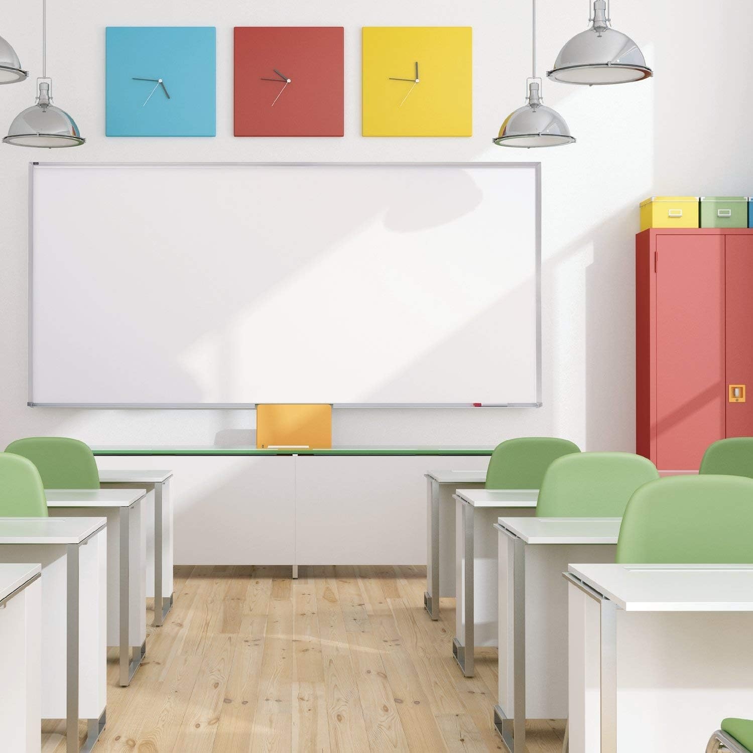 image:imageQuartet Whiteboard NonMagnetic Dry Erase White Board 2 x 3 Aluminum Frame EMA20396W x 48H