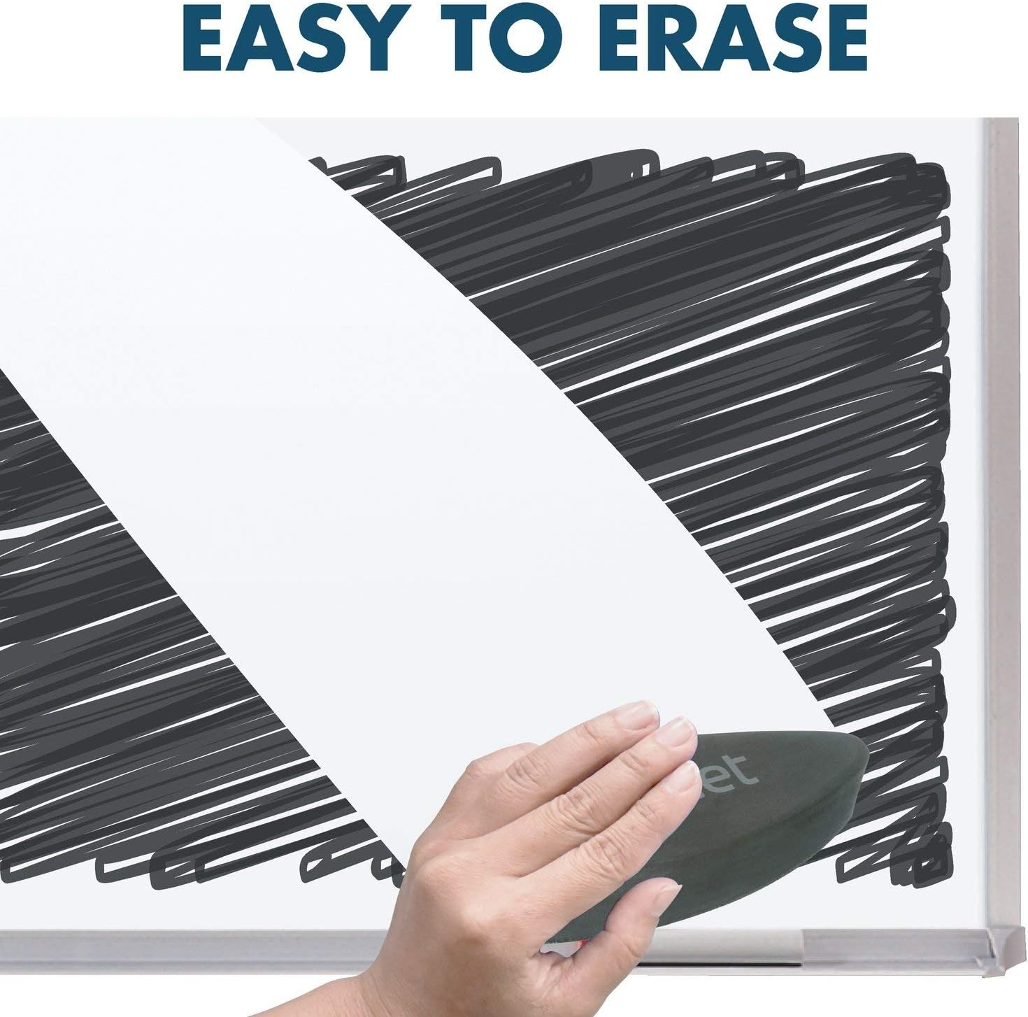 image:imageQuartet Whiteboard NonMagnetic Dry Erase White Board 2 x 3 Aluminum Frame EMA20396W x 48H