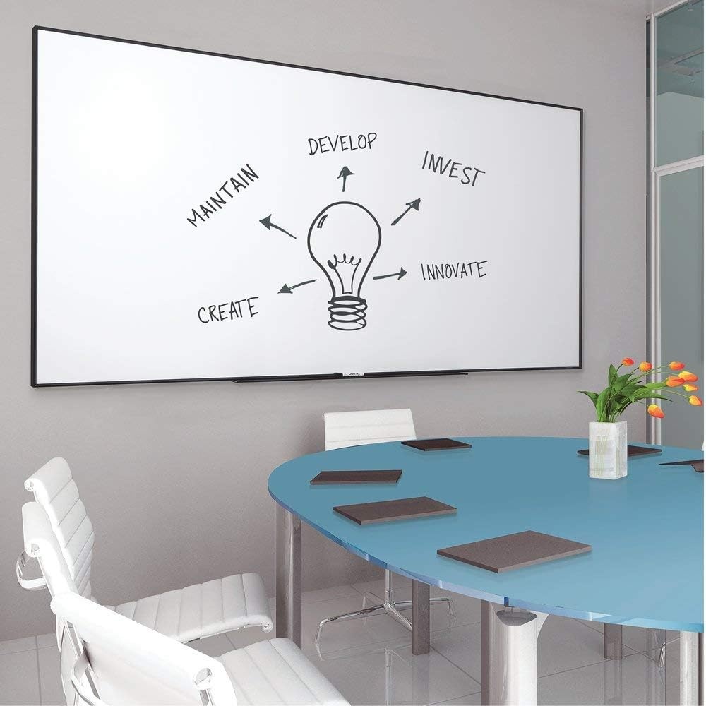 image:imageQuartet WhiteboardDry Erase Board Magnetic 3x2 Fusion NanoClean Black Aluminum Frame NA3624FBBlack