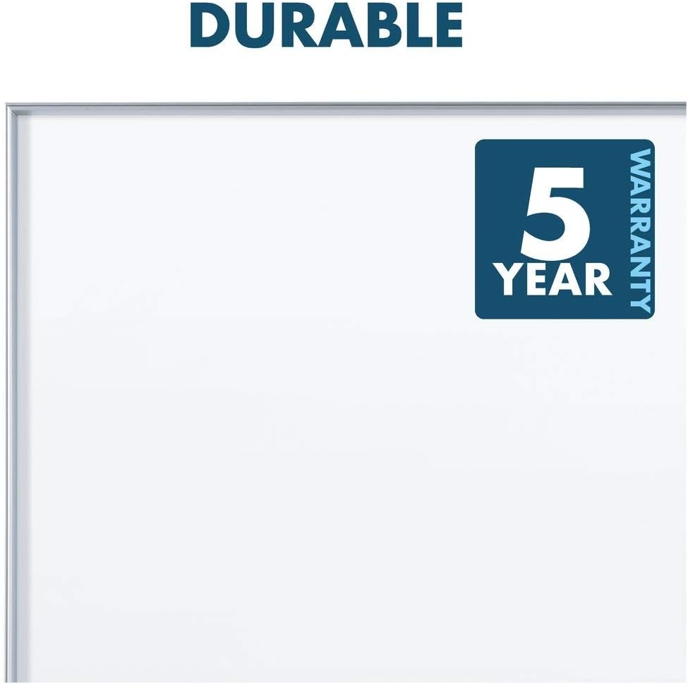 image:imageQuartet WhiteboardDry Erase Board Magnetic 3x2 Fusion NanoClean Black Aluminum Frame NA3624FBSilver