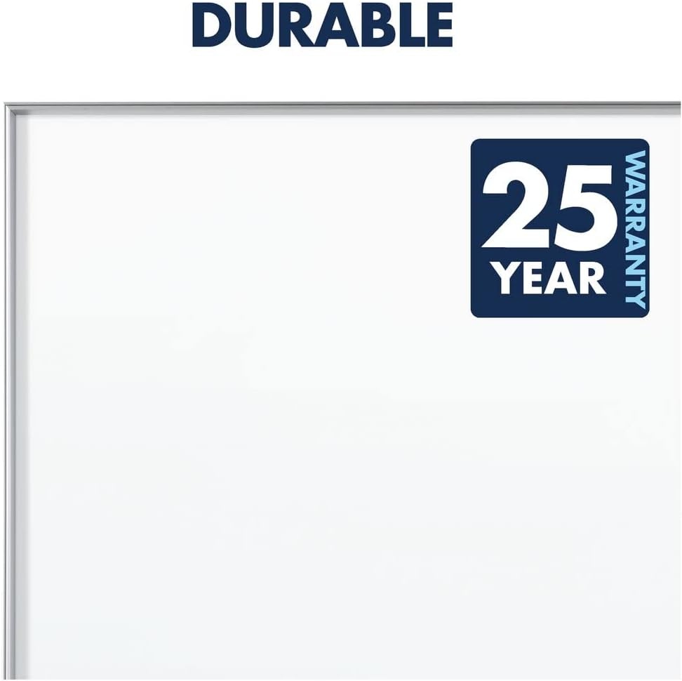 image:imageQuartet WhiteboardDry Erase Board Magnetic 3x2 Fusion NanoClean Black Aluminum Frame NA3624FBSilver