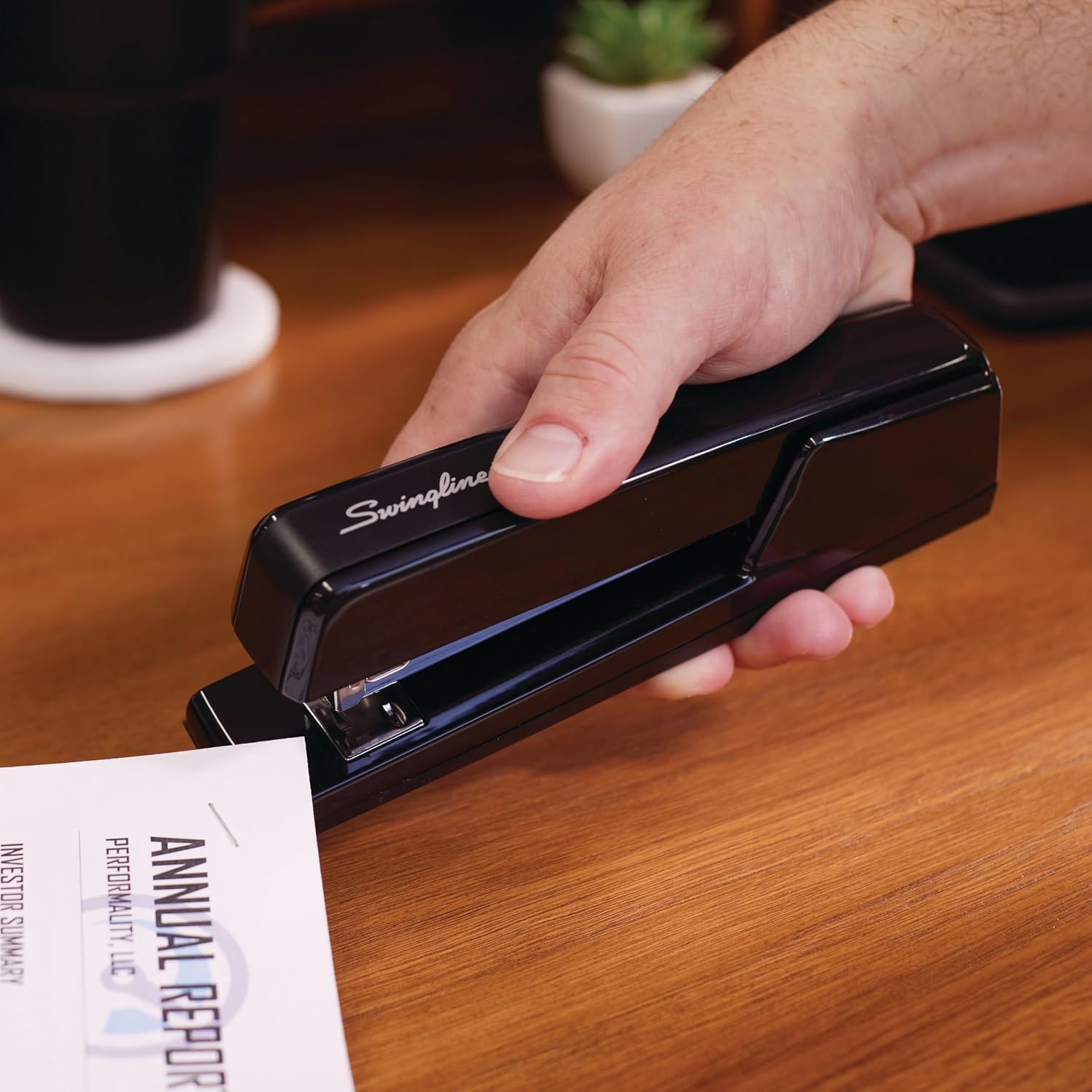 image:imageSwingline 747 Classic Stapler 30 Sheet Capacity Jam Free Metal Black 74701Black Pack of 12