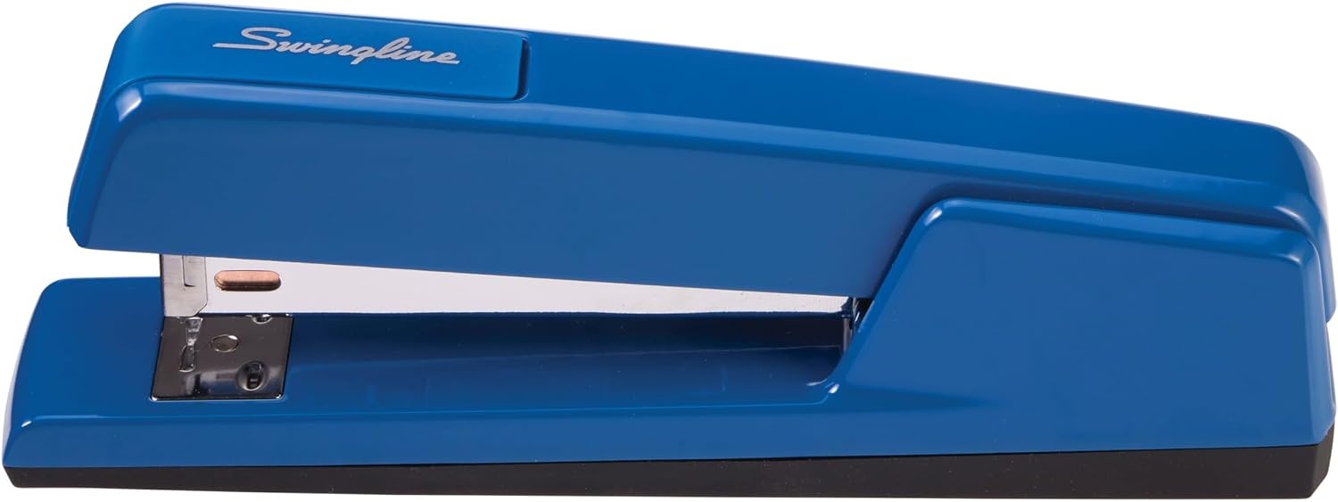 image:imageSwingline 747 Classic Stapler 30 Sheet Capacity Jam Free Metal Black 74701True Blue