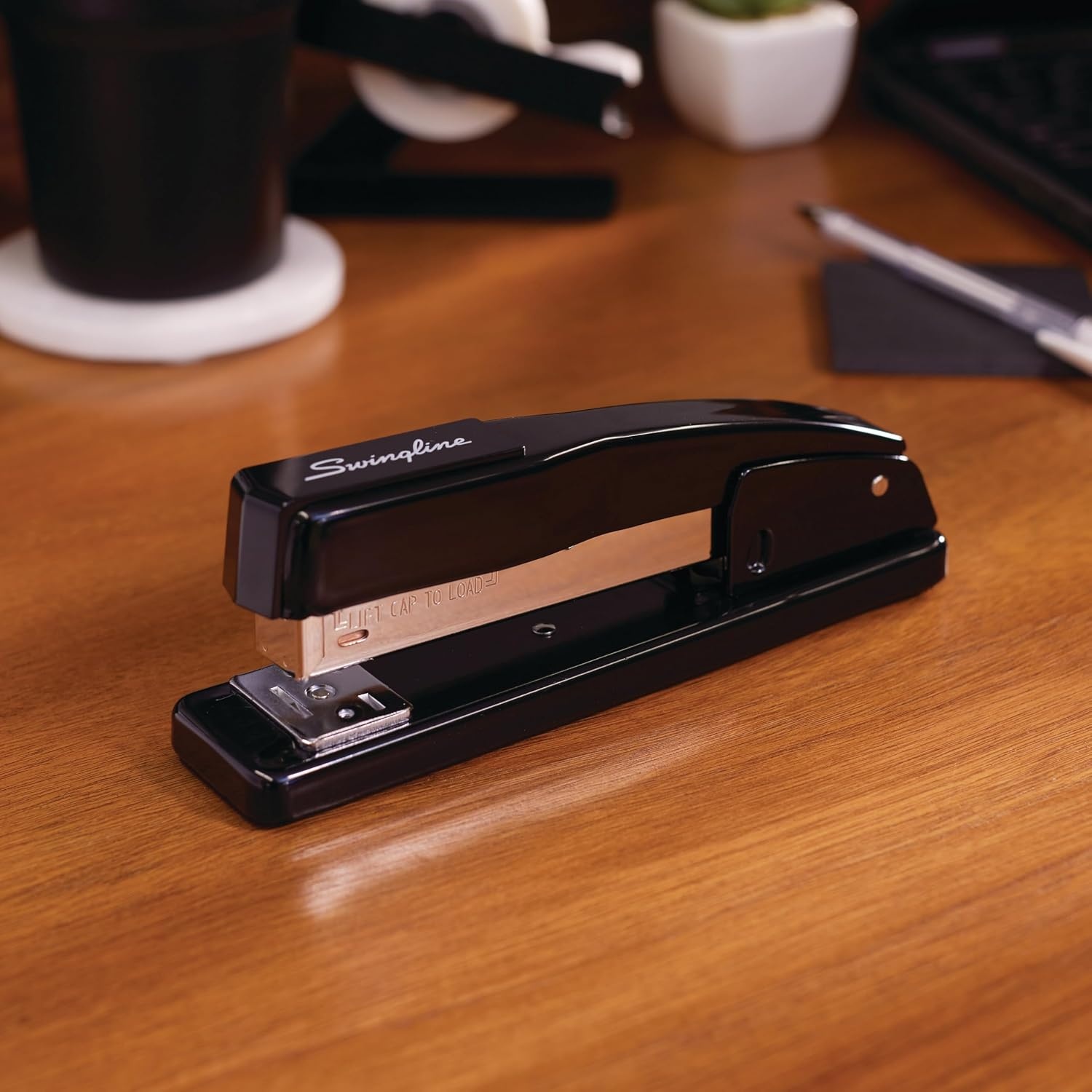 image:imageSwingline Commercial Stapler 20 Sheet Capacity Jam Free Metal 2 Pack Black 44401AZPack of 2