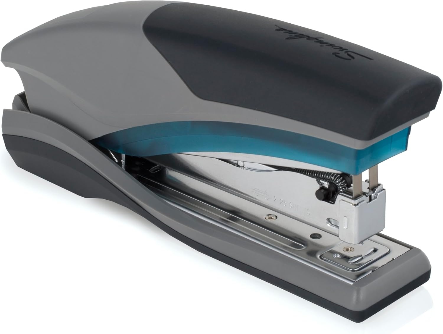 image:imageSwingline Stapler 25 Sheet Capacity Optima 25 Jam Free Reduced Effort Soft Grip Blue and Gray 664041 Count Pack of 6
