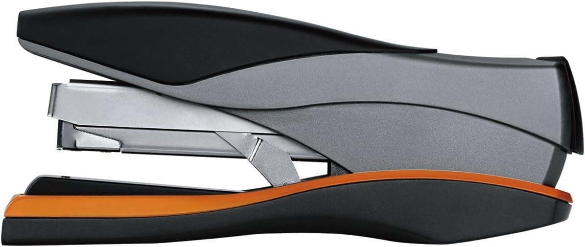 image:imageSwingline Stapler 40 Sheet Capacity Optima 40 Jam Free Reduced Effort Soft Grip Metal Orange and Gray 87845Pack of 1