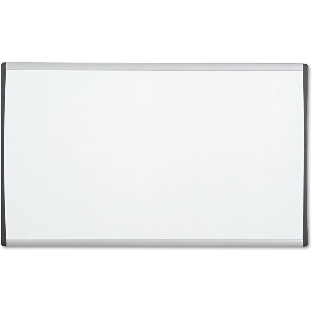 image:imageQuartet Bulletin Board 30 x 18 Corkboard Cubicle Arc Aluminum Frame ARCB301824W x 11H