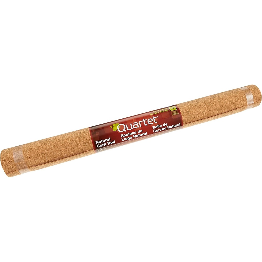 image:imageQuartet Cork Rolls Strips 24 x 48 inches Corkboard Bulletin Board Natural 1 Roll 10324 x 48