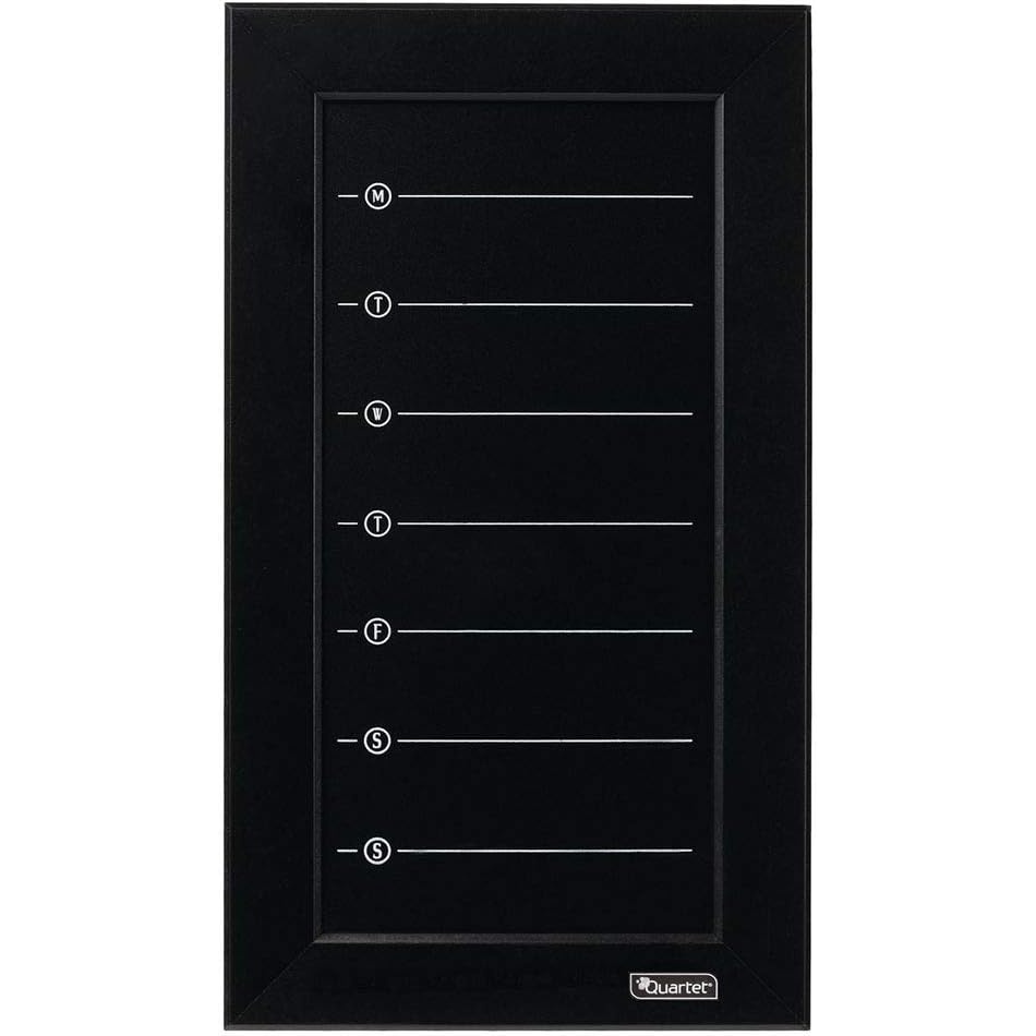 image:imageQuartet Corkboard Framed Bulletin Board 14 x 14 inches Cork Board Home Organization Black Frame 50722Calendar Chalkboard