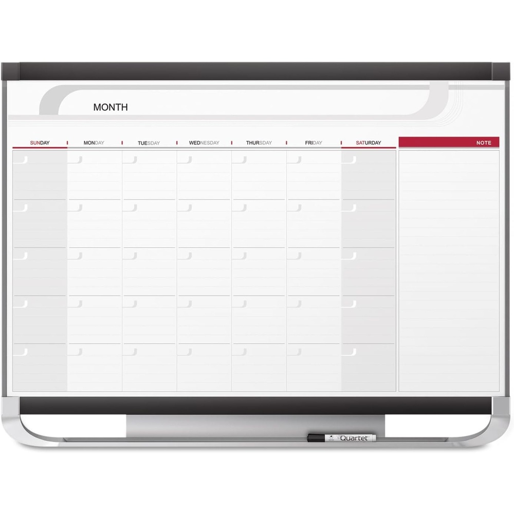 image:imageQuartet Dry Erase Calendar Board Planner Magnetic Whiteboard 3 x 2 Yearly Total Erase Surface Prestige 2 CP32P2Monthly