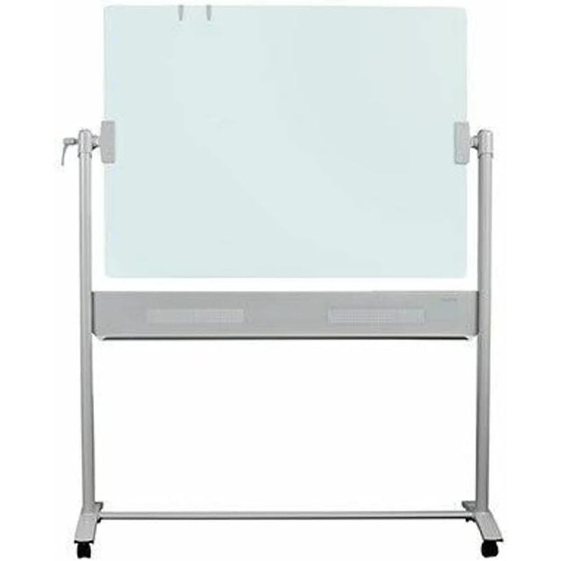image:imageQuartet Easel Magnetic Glass Whiteboard 4 x 3 Reversible Portable Flip Chart Holder Infinity ECM43G48W x 36H