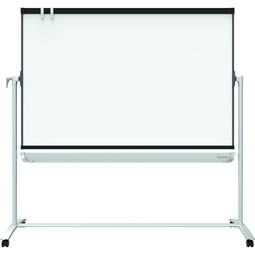 image:imageQuartet Easel Magnetic WhiteboardFlipchart 3 x 2 Compass Mobile Presentation Graphite Frame ECM32EU48W x 36H