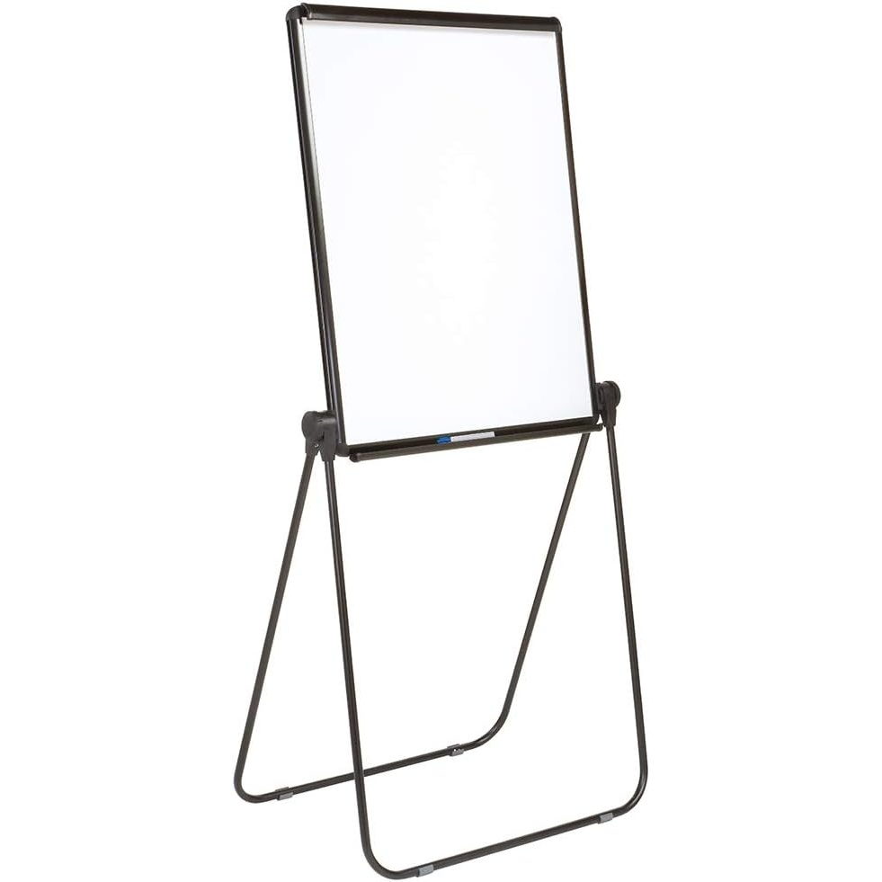 image:imageQuartet Easel Standard 70 High Adjustable 27 x 34 Whiteboard Reversible Flip Chart Holder Ultima Black Frame 101EL